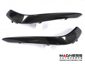 Mercedes-Benz W205 Front Fog Lamp Trims - Carbon Fiber Mercedes-Benz W205 Front Fog Lamp Trims - Carbon Fiber